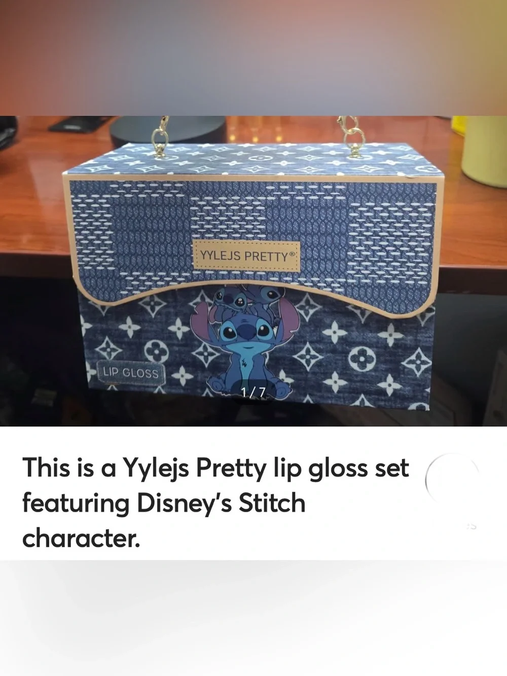 This is a Yylejs Pretty lip gloss set | 23 pc set with hard case and faux Pearls